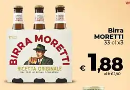 Ipercoop Radenza Birra Moretti offerta