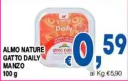 DEM Almo Nature Gatto Daily Manzo offerta