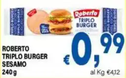 DEM Roberto Triplo Burger Sesamo offerta