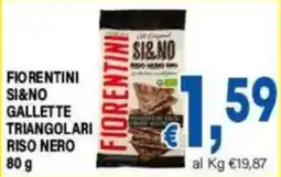 DEM Fiorentini gallette triangolari riso nero offerta