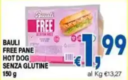 DEM Bauli free pane hot dog senza glutine offerta