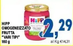 DEM Hipp omogeneizzato frutta vari tipi offerta