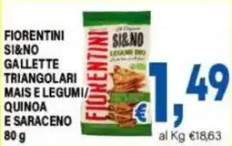 DEM Fiorentini gallette triangolari mais e legumi/quinoa e saraceno offerta