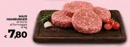 Ipercoop Radenza Maxi Hamburger di Suino al Formaggio offerta