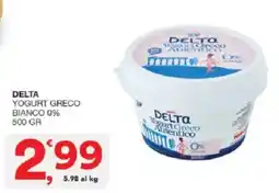 Sisa Delta yogurt greco bianco 0% offerta