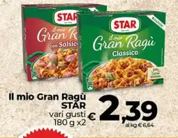 Ipercoop Radenza Il mio Gran Ragù STAR offerta