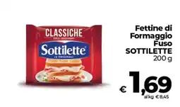 Ipercoop Radenza Fettine di Formaggio Fuso Sottilette offerta