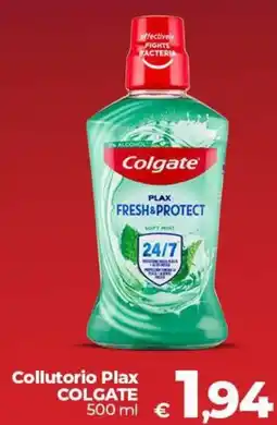 Ipercoop Radenza Collutorio Plax Colgate offerta