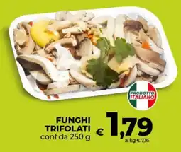 Ipercoop Radenza Funghi trifolati offerta