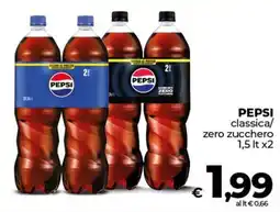 Ipercoop Radenza Pepsi classica/zero zucchero offerta