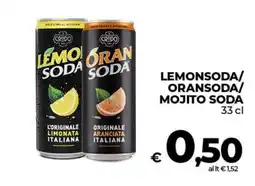 Ipercoop Radenza Lemonsoda/Oransoda/Mojito Soda offerta