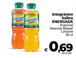 Ipercoop Radenza Integratore Salino ENERGADE offerta