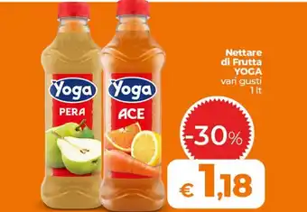 Ipercoop Radenza Nettare di Frutta YOGA offerta