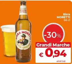 Ipercoop Radenza Birra Moretti offerta