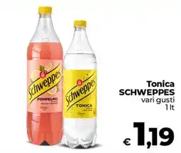 Ipercoop Radenza Tonica Schweppes offerta