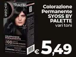Ipercoop Radenza Colorazione permanente Syoss by Palette offerta