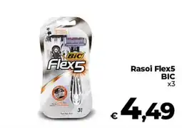 Ipercoop Radenza Rasoi Flex5 BIC offerta