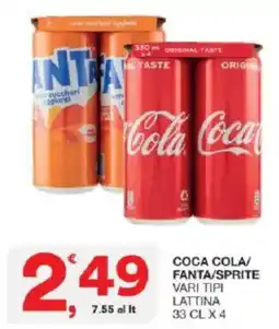 Sisa Coca Cola/Fanta/Sprite offerta