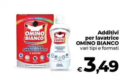 Ipercoop Radenza Additivi per lavatrice Omino Bianco offerta