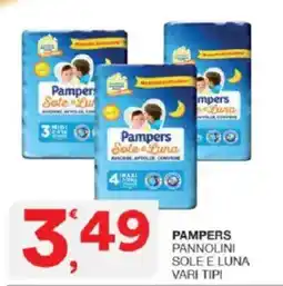 Sisa Pampers pannolini sole e luna offerta