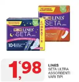 Sisa Lines Seta Ultra assorbenti offerta