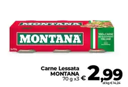 Ipercoop Radenza Carne Lessata MONTANA offerta