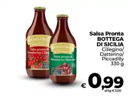 Ipercoop Radenza Salsa Pronta BOTTEGA di SICILIA offerta
