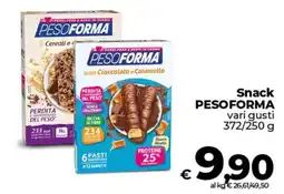 Ipercoop Radenza Snack PESOFORMA offerta