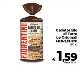 Ipercoop Radenza Gallette Bio di Farro Le Originali Fiorentini offerta
