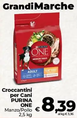 Ipercoop Radenza Croccantini per Cani PURINA ONE offerta