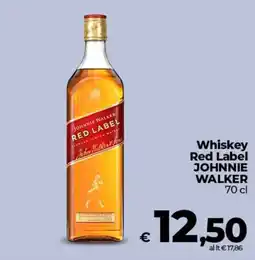 Ipercoop Radenza Whiskey Red Label Johnnie Walker offerta