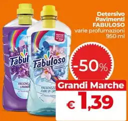 Ipercoop Radenza Detersivo Pavimenti Fabuloso offerta