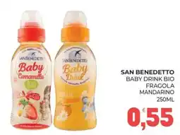 Eté San Benedetto Baby Drink Bio Fragola Mandarino offerta