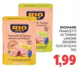 Eté Riomare trancetti di tonno limone zenzero offerta