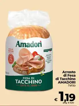 Ipercoop Radenza Arrosto di Fesa di Tacchino Amadori offerta