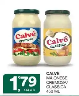 Sisa Calvé maionese cremosa/classica offerta