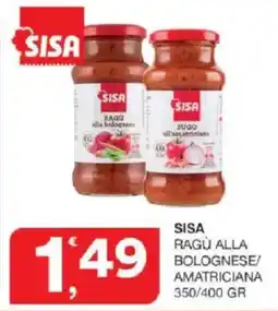 Sisa Sisa ragù alla bolognese/amatriciana offerta