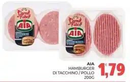 Eté AIA Hamburger di tacchino / pollo offerta