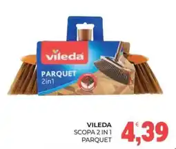 Eté Vileda scopa 2 in 1 parquet offerta