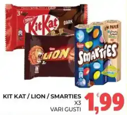 Eté Kit Kat/ Lion/ Smarties offerta