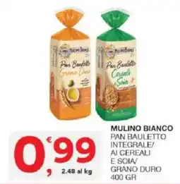 Sisa Mulino Bianco Pan Bauletto Integrale offerta