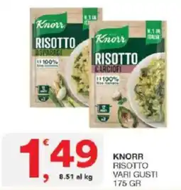Sisa Knorr Risotto vari gusti offerta