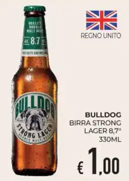 Eté Bulldog birra strong lager offerta