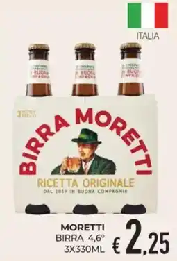 Eté Birra Moretti offerta
