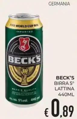 Eté Beck's birra 5° offerta
