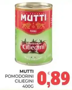 Eté Mutti pomodorini ciliegini offerta