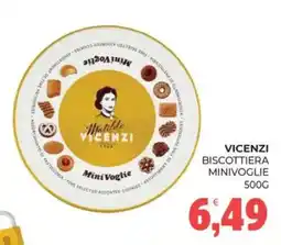 Eté Vicenzi biscottiera minivoglie offerta
