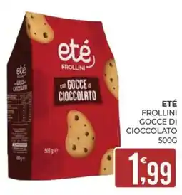 Eté Eté frollini con gocce di cioccolato offerta