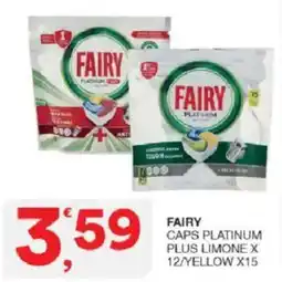 Sisa Fairy caps platinum plus limone offerta