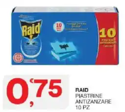 Sisa Raid piastre antizanzare offerta